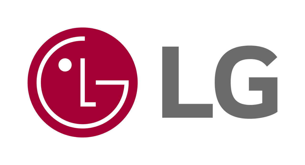 LG Electronics Logo Heritage Red Grey RGB