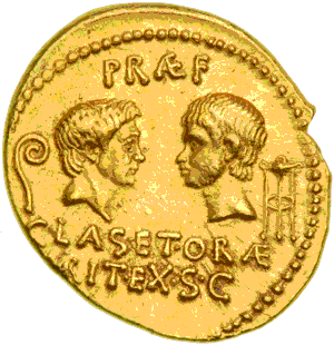 Glosario de monedas romanas. POMPEYO JUNIOR, CNEO. 1