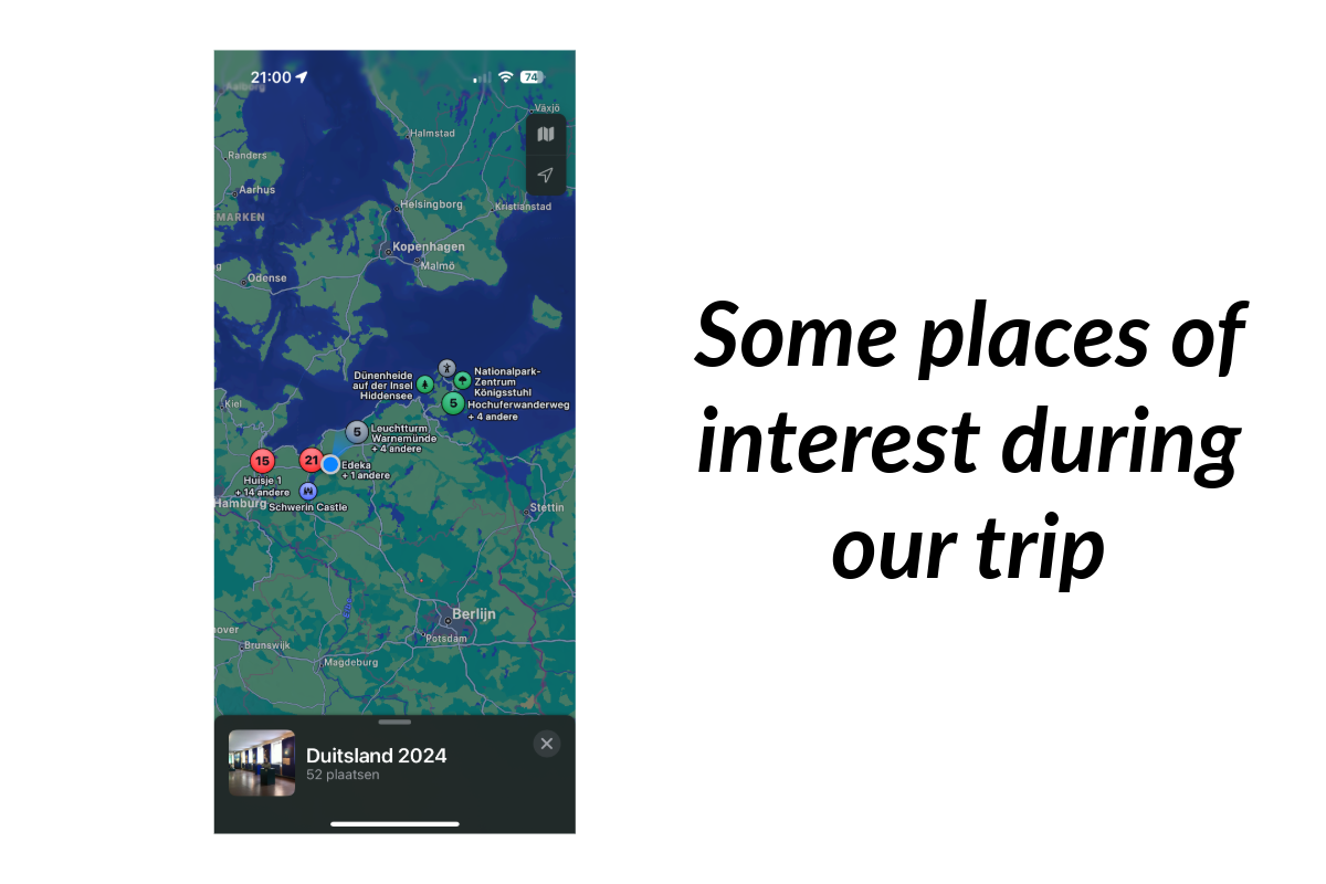 Apple maps - saved guide