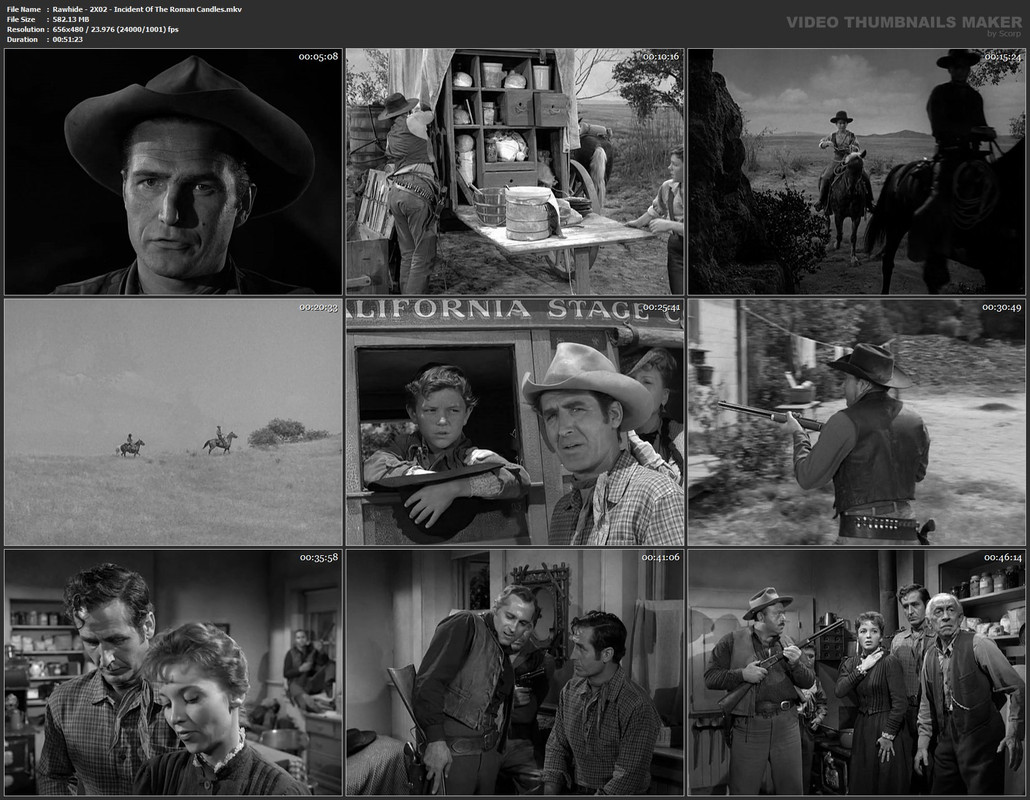 Rawhide - 2X02 - Incident Of The Roman Candles.mkv