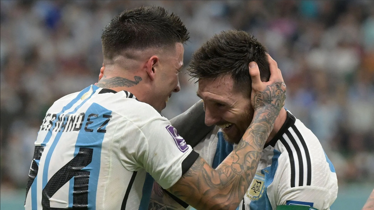 Carta de Enzo a Messi cuando la ‘Pulga’ decidió abandonar la Selección Argentina