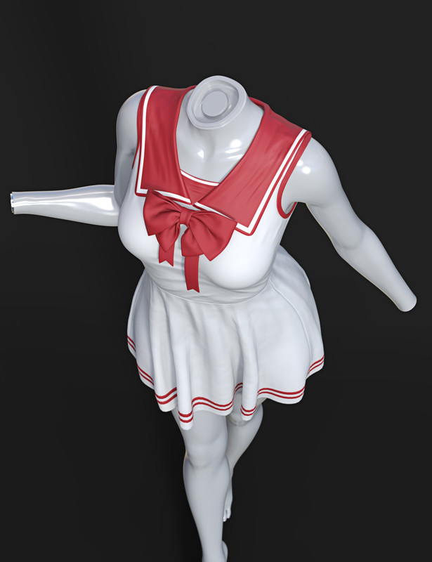 DFORCE SU SAILOR OUTFIT FOR GENESIS 9, 8.1, AND 8 FEMALE