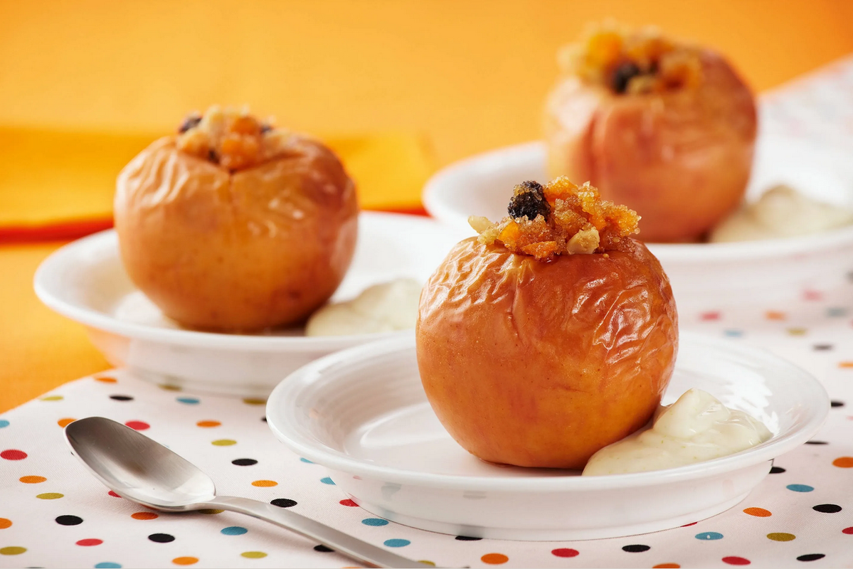 ¿Antojo de algo dulce? No te pierdas estas deliciosas manzanas rellenas