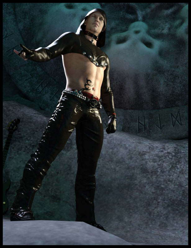 dForce GothicX Rock for Genesis 8 Male(s)