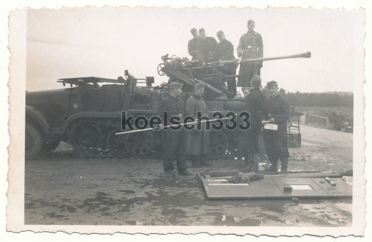 Foto Polen Ustka Stolpmünde Heeres Flak Artiller