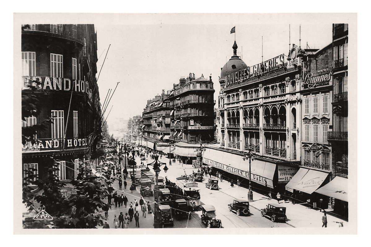 Marseille, Bouches du Rhône, les Nouvelles Galeries (CAP)