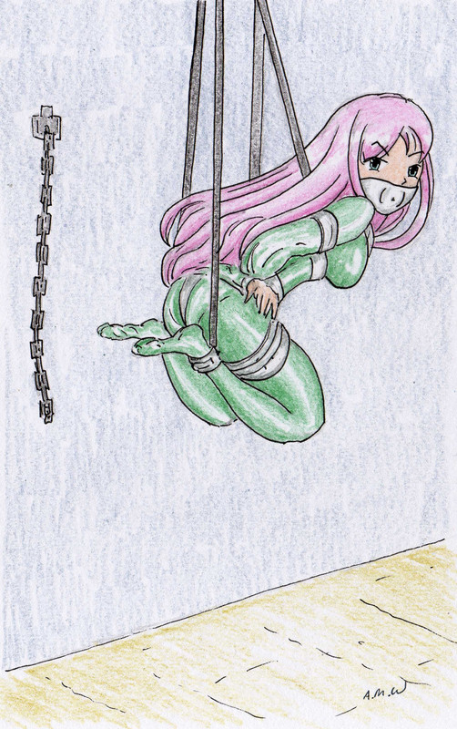 restrained and hannging around