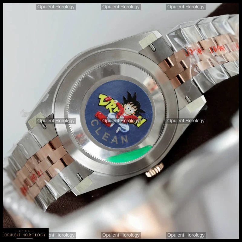 Rolex Datejust 41 Chocolate Dial Moissanite Diamond Bezel Jubilee