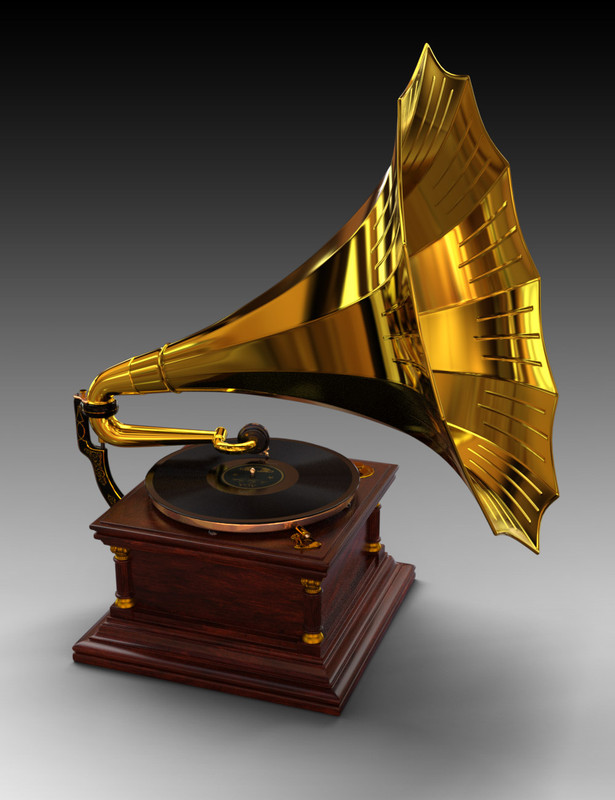 antique phonograph 01 daz3d