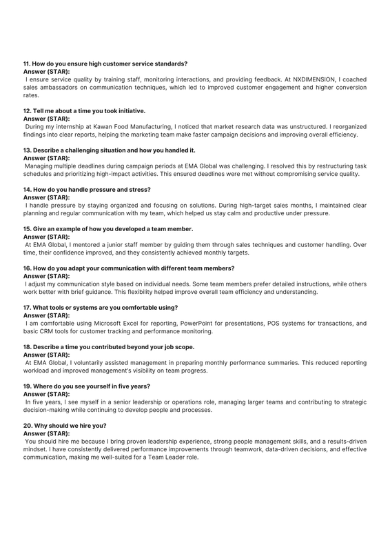 Interview Q&A Preview 2