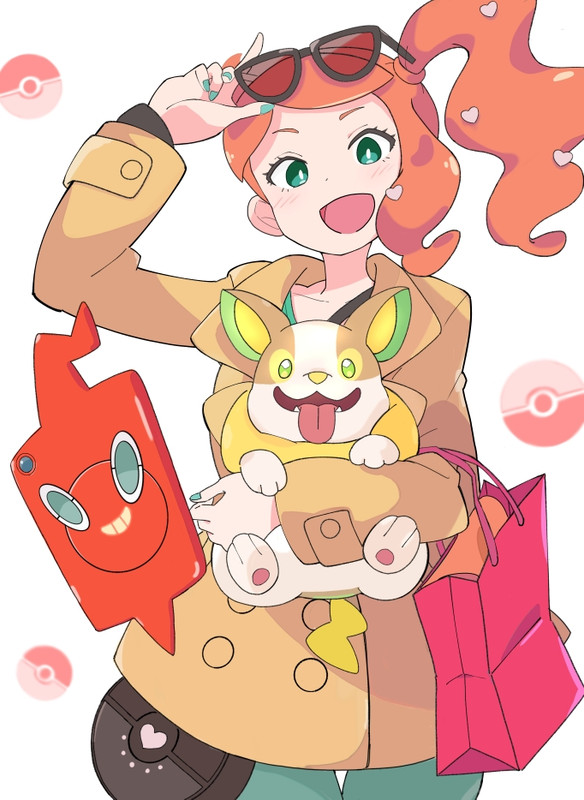rotom-sonia-rotom-phone-and-yamper-pokem