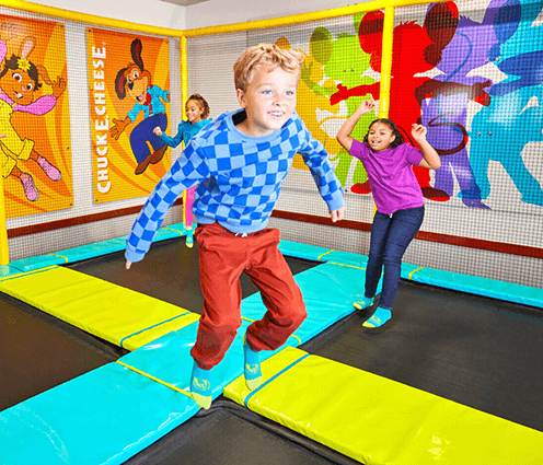 Enjoy a Free All-Day Jump Pass at Chuck E. Cheese Trampoline Zone on February 29th! Enjoy a Free All-Day Jump Pass at Chuck E. Cheese Trampoline Zone on February 29th!