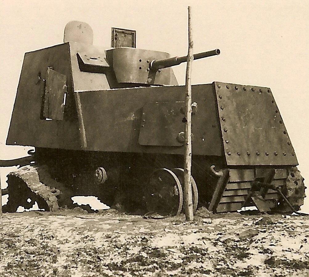 PANZER ODDITY German View of KO d Tracked Panzer Tank Ostfront