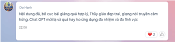 Phản hồi học viên