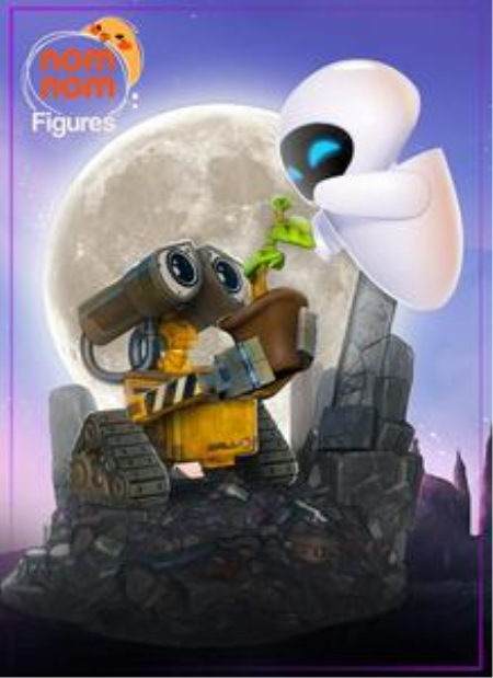Chibi Wall-e and Eve – 3D Print Model