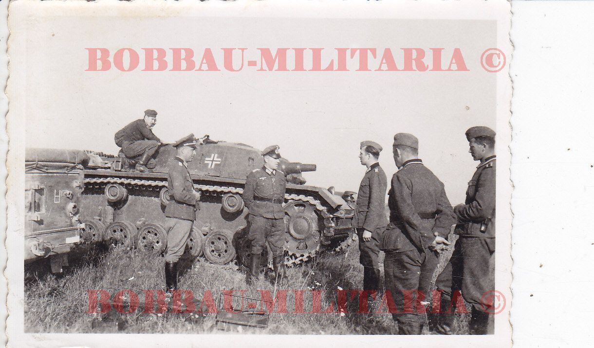 Sturmgeschütz-Abteilung 201 STUG III Front Offiziere Kommandeur