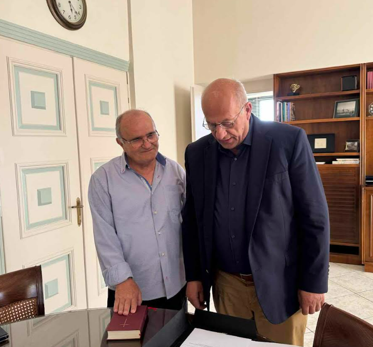 ΟΡΚΩΜΟΣΙΑ ΤΟΥ ΝΕΟΥ ΠΡΟΕΔΡΟΥ ΤΗΣ ΤΟΠΙΚΗΣ ΚΟΙΝΟΤΗΤΑΣ ΣΥΚΙΑΔΑΣ
