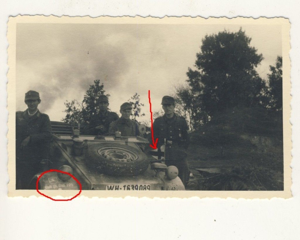 Foto 225. Infanterie Division - VW Kübelwagen - Pionier Bataillon 225