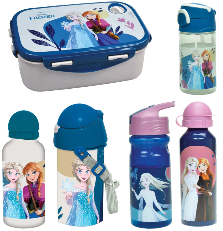 Frozen Die Eiskönigin Trinkflasche Aluflasche Brotdose Vesperdose Geschenkidee