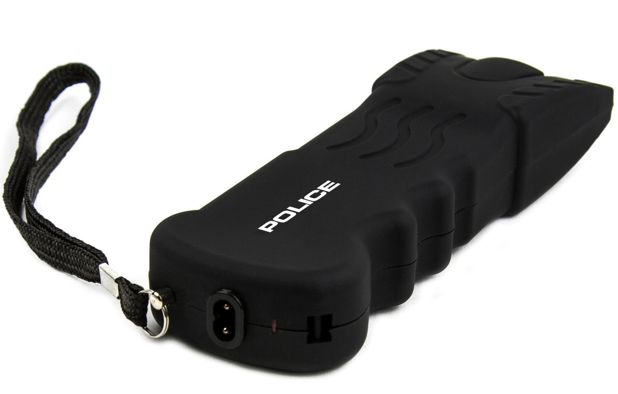 police-stun-gun-taser-flashlight-rechargeable-vipertek-916-black