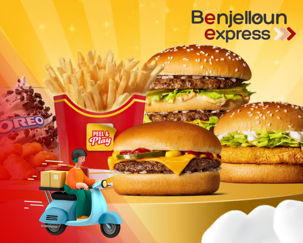 livraison Mcdonald's marrakech / delivery Mcdonald's in marrakech