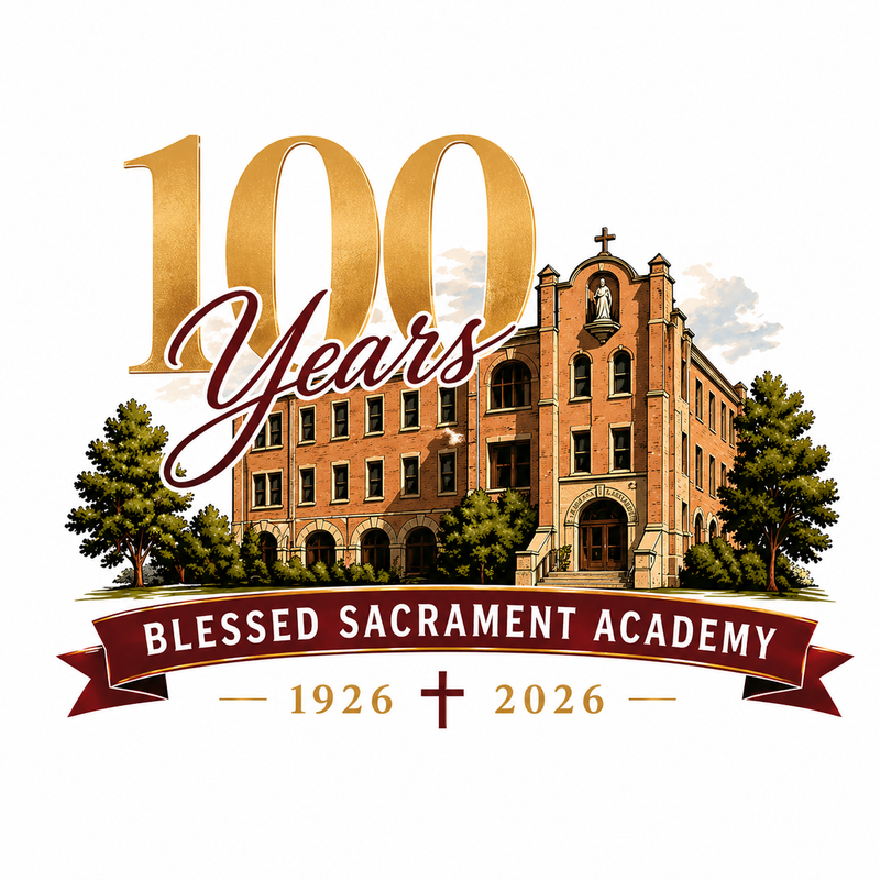 Blessed Sacrament Academy Centennial Mass and Dinner Invitation