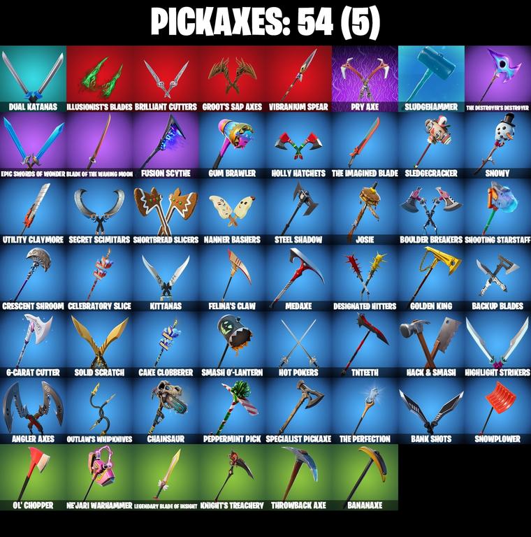 pickaxes comp