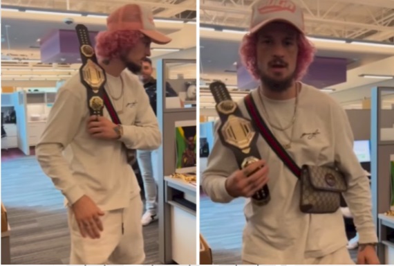 Шон О&#039;Мали &#039;открадна&#039; миниатюрния пояс на Хенри Сехудо