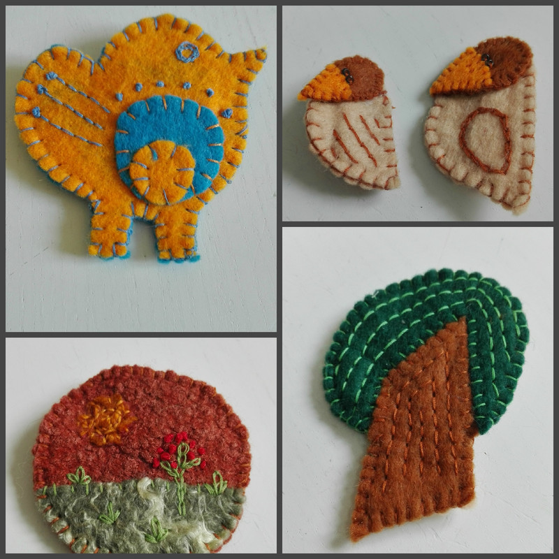 новый коллаж ещё броши