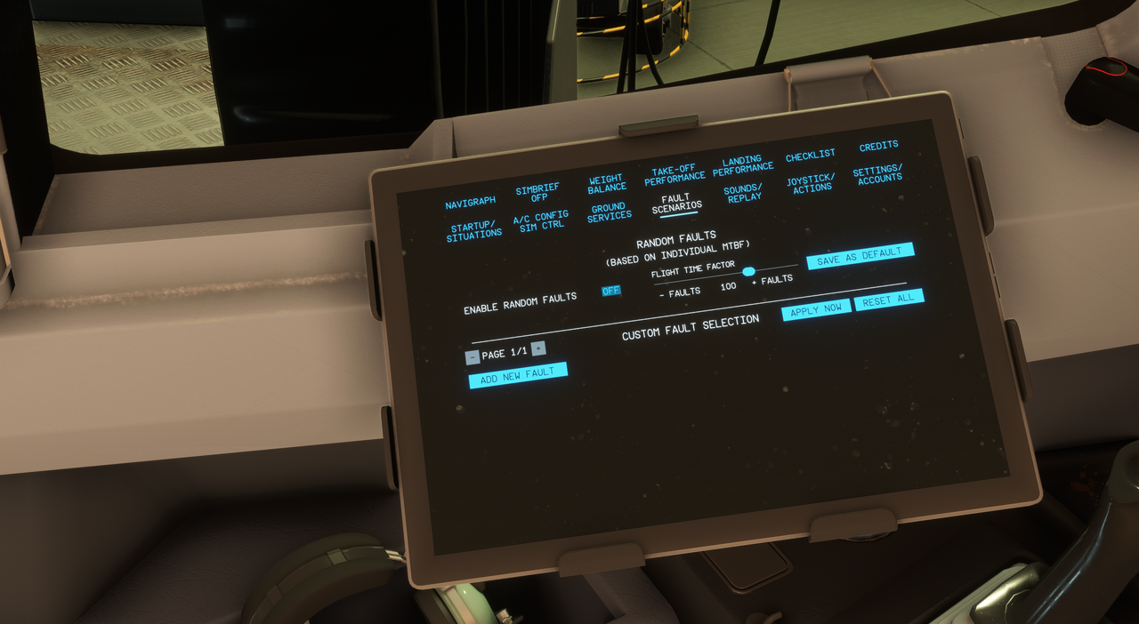 A340-600 Pro mais de 300 falhas simuladas