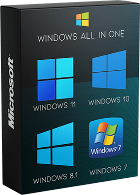 Windows All (7, 8.1, 10, 11) All Editions With Updates AIO 48in1 (x64) July 2022 Preactivated