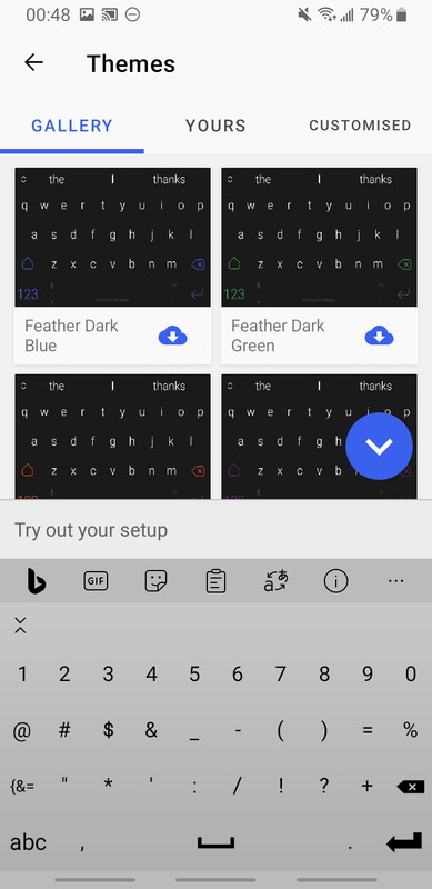 themes borders and spacebar : r/Swiftkey