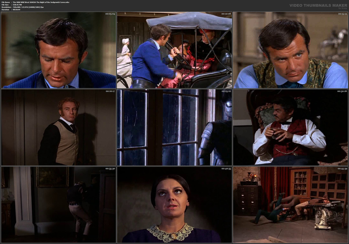 The Wild Wild West S04E04 The Night of the Sedgewick Curse.mkv