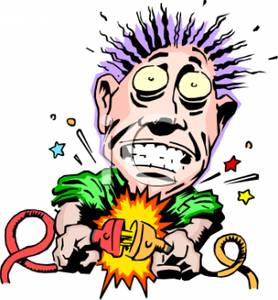 Man-Being-Electrocuted