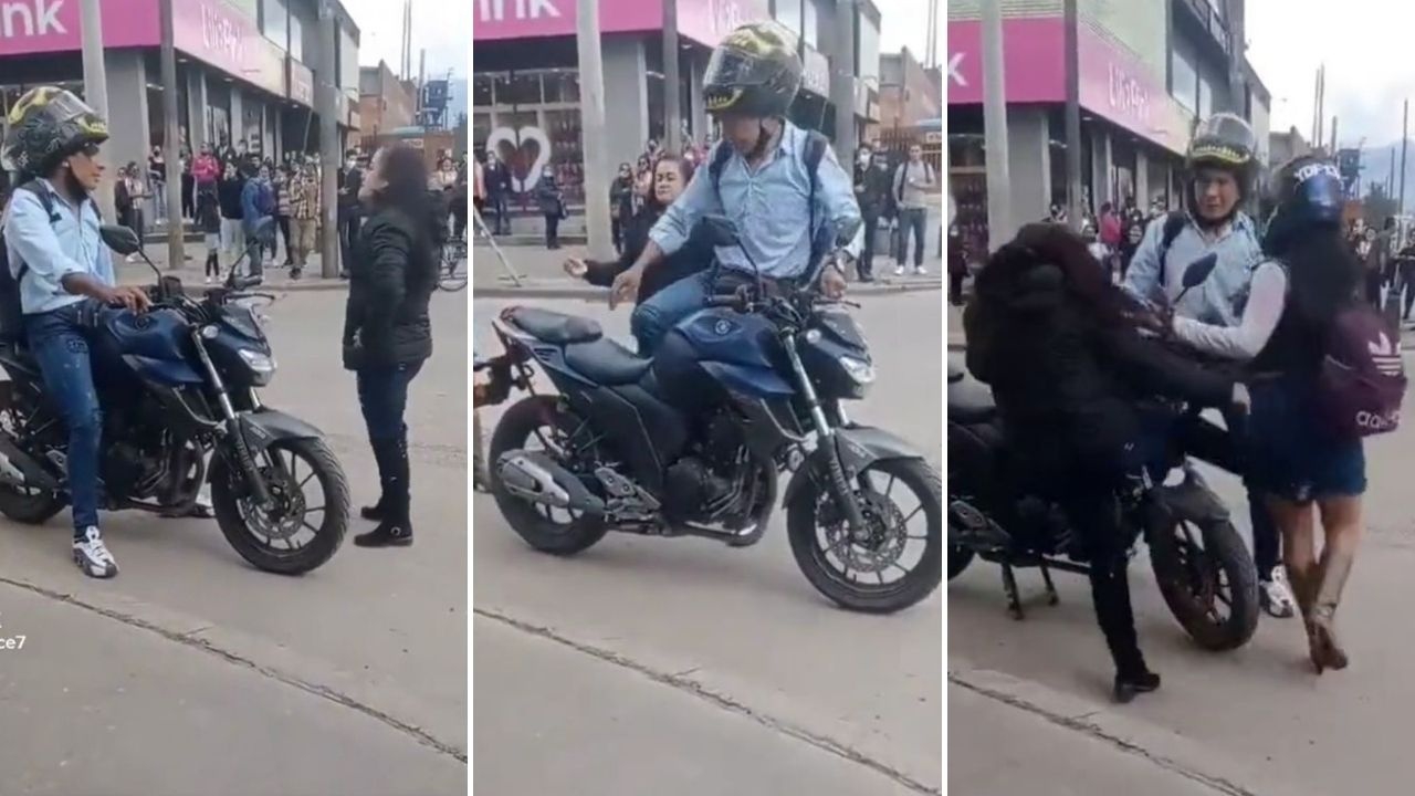 Mujer descubre a su novio con la amante y montada sobre moto que ella le regaló