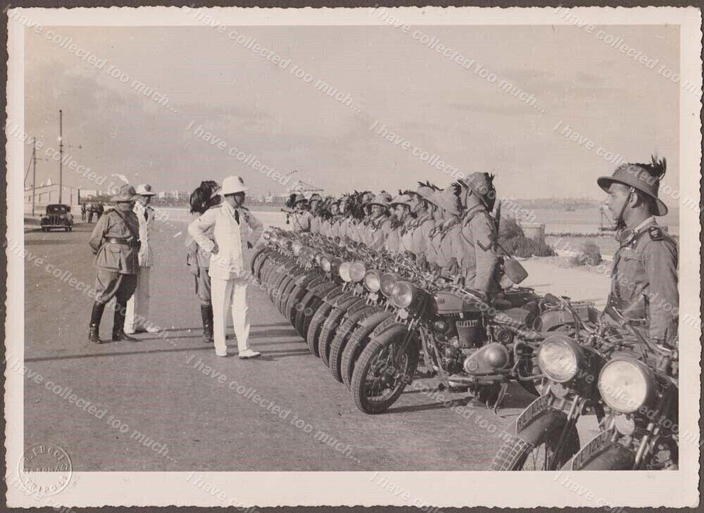 FOTOALBUM Bersaglieri motociclisti Kradmelder Motorrad AFRIKA DAK (7)
