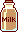 glass bottle of chocolate milk