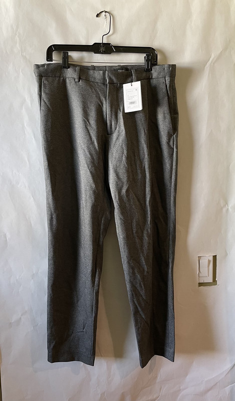 THEORY CURTIS BLACK/SILVER SUIT PANTS MENS 34 K0897204