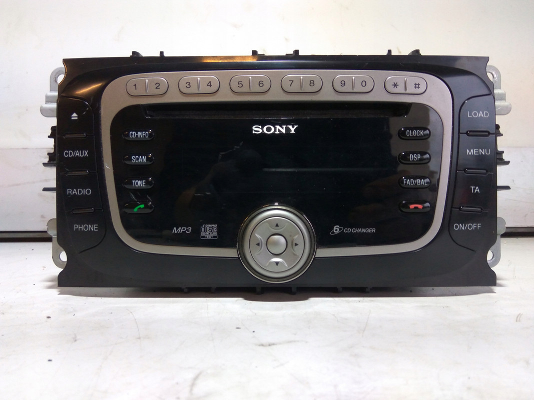 FORD-FOCUS-MK2-RADIO-SONY-6CD-MP3-KOD