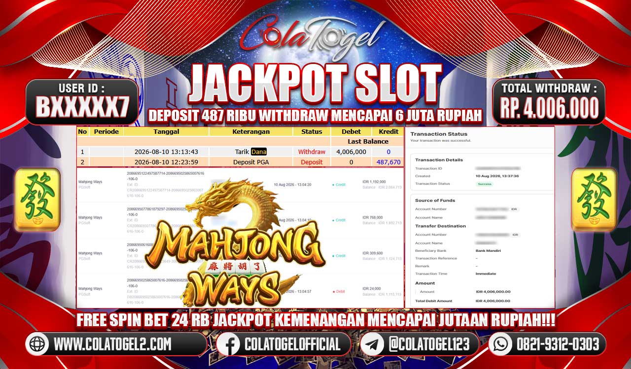 JACKPOT SLOT GACOR!!