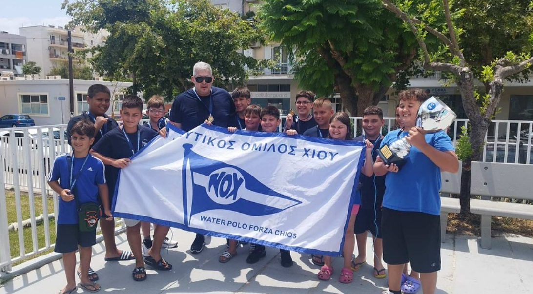 ΠΡΩΤΗ ΘΕΣΗ ΓΙΑ ΤΗΝ ΟΜΑΔΑ ΠΡΟΜΙΝΙ ΠΑΙΔΩΝ ΤΟΥ Ν.Ο. ΧΙΟΥ ΣΤΗ SILVER LEAGUE 