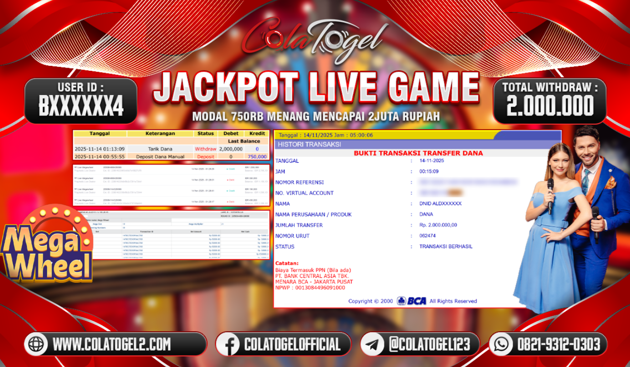 JACKPOT LIVE GAME!!