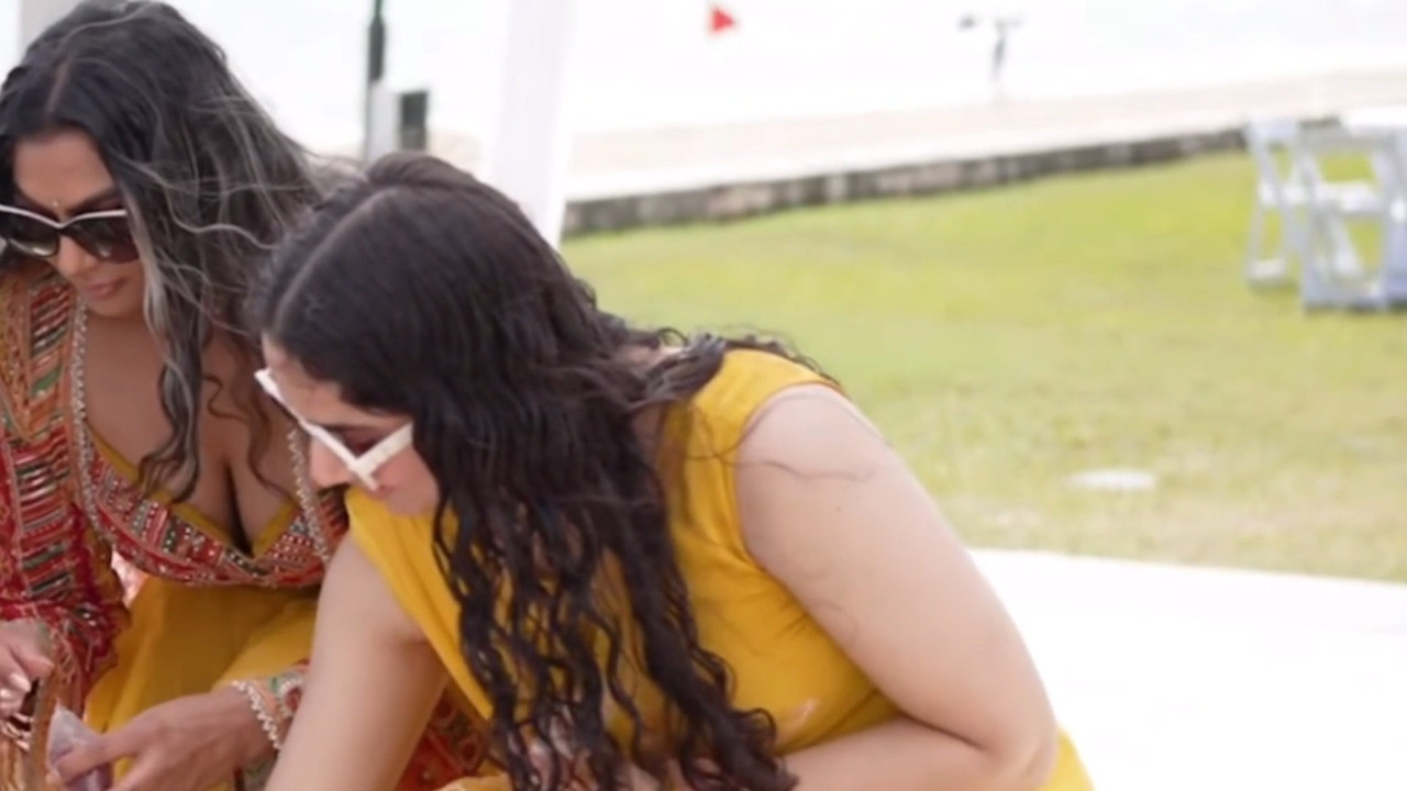 Hot Sexy desi Girls tits and cleavage in different costumes mp4 snapshot 00 07 432