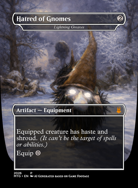 Lightning Greaves (Hatred of Gnomes)
