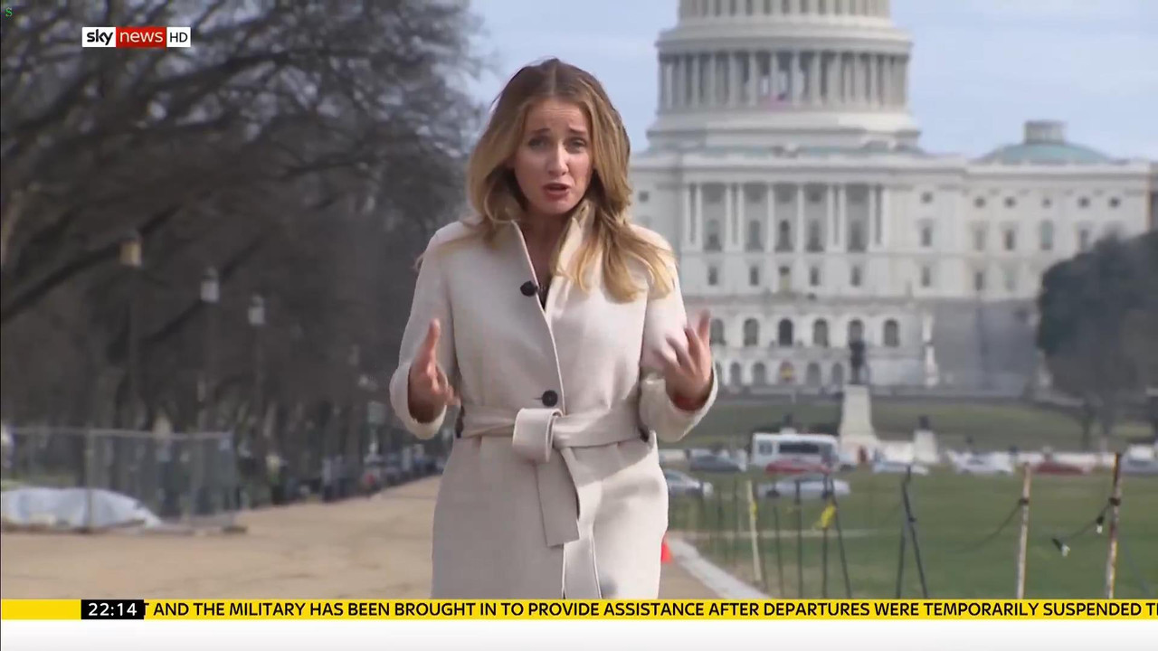 08 January - 22.00.00 - Sky News At 10. Anna Botting with the ma