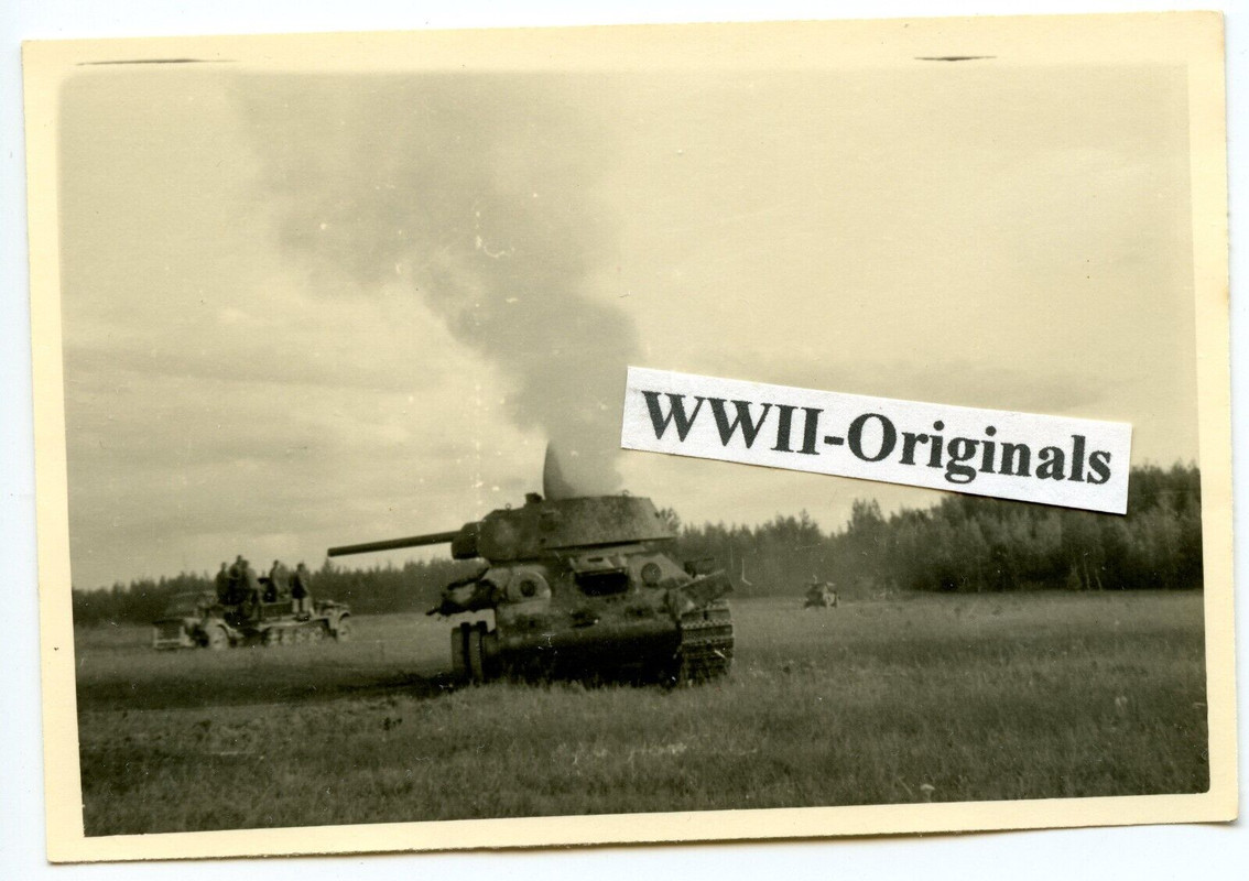 Russland russischer Beute Panzer T-34 Kampfgruppe Guderian Panzerjäger Kennung1