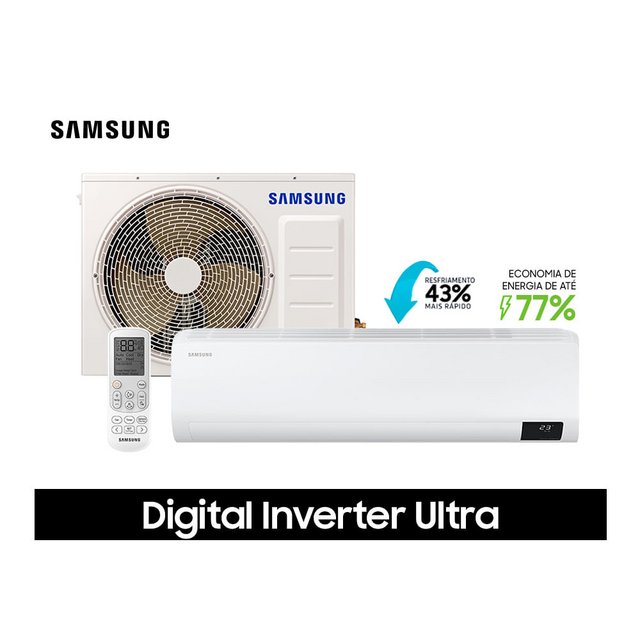 Ar-condicionado Split Samsung Inverter – 12.000 BTUs Frio Ultra