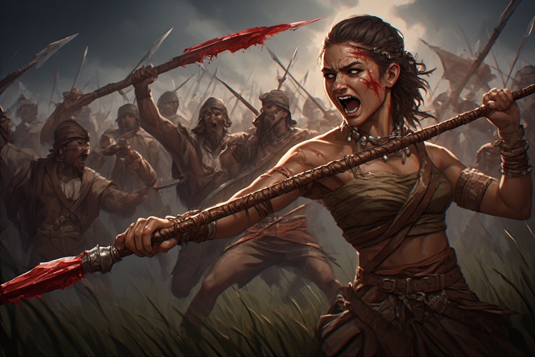 Africa-World-girl-warrior-hold-(16)