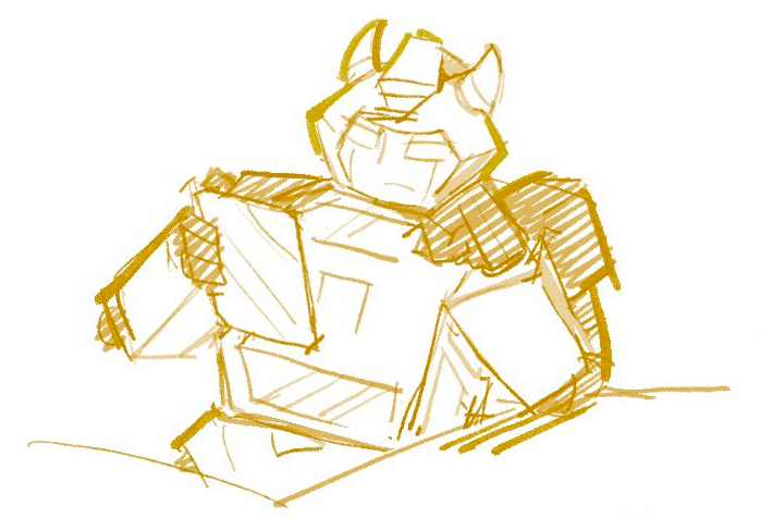 drawing of g1 bumblebee by kiceinboredom