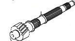 MAIN SHAFT ALTO / WAGONR K10